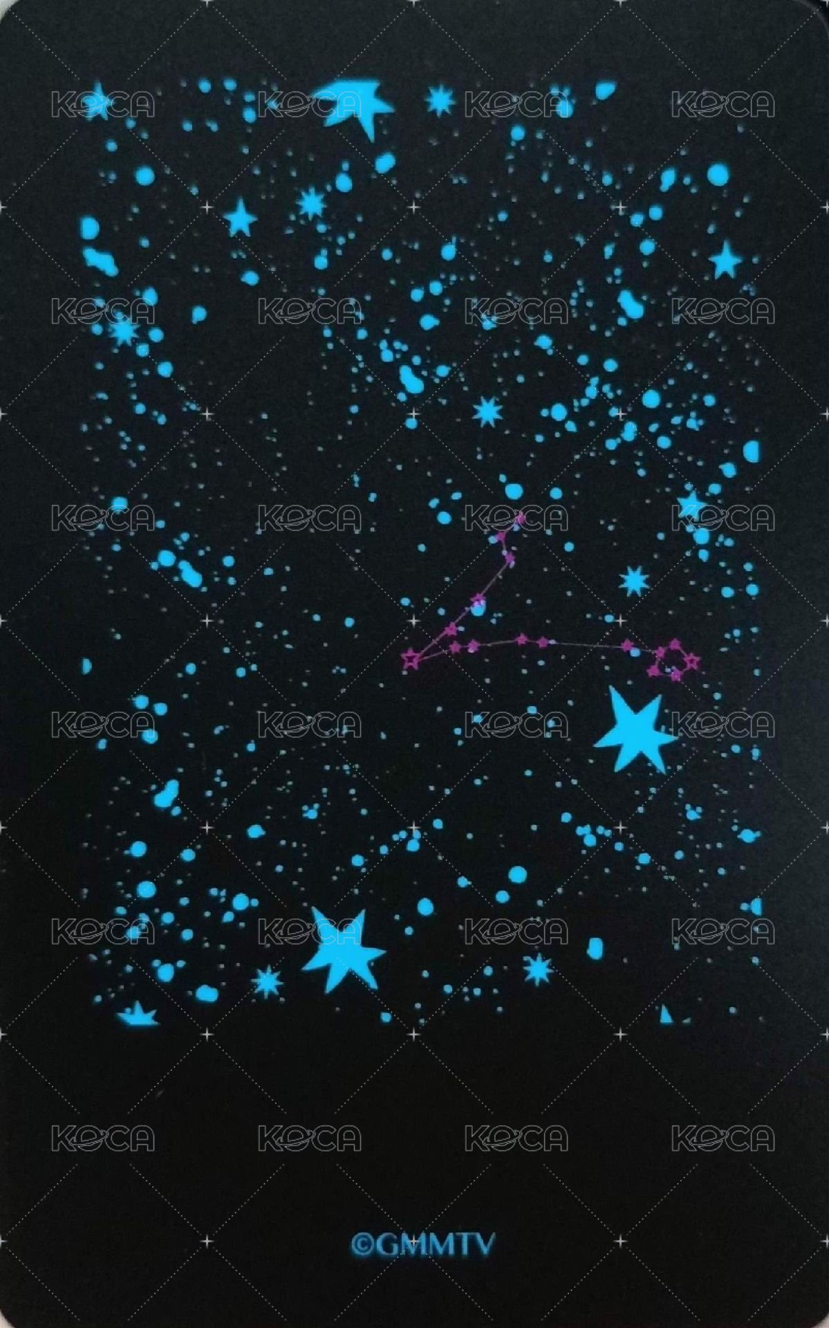 25 3月書展 周邊卡 星座套卡 背面