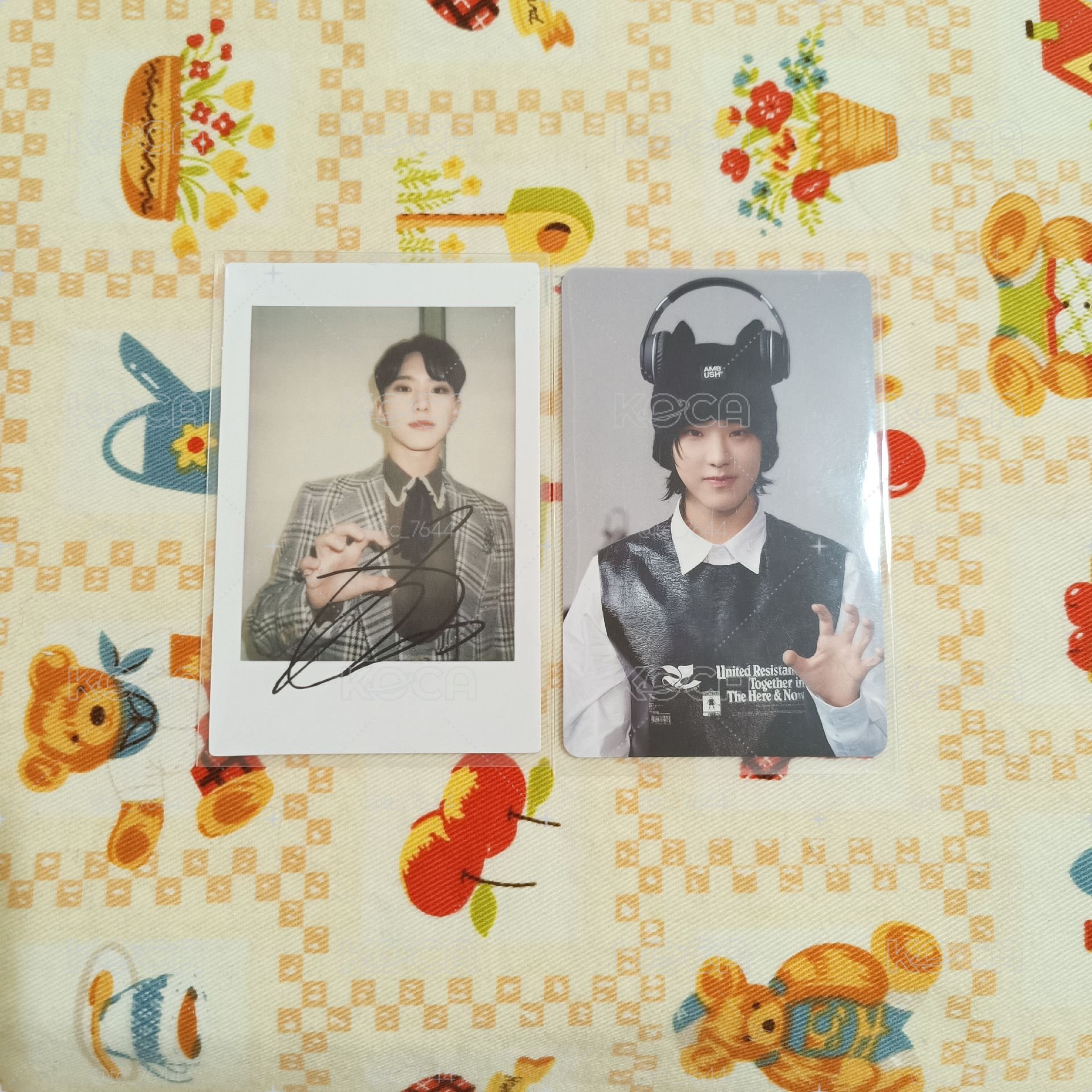 Seventeen 17 Hoshi權順榮 DK李碩珉 yzy 一直娛復刻拍立得 小盤出 耳機榮 虎爪榮 比心榮