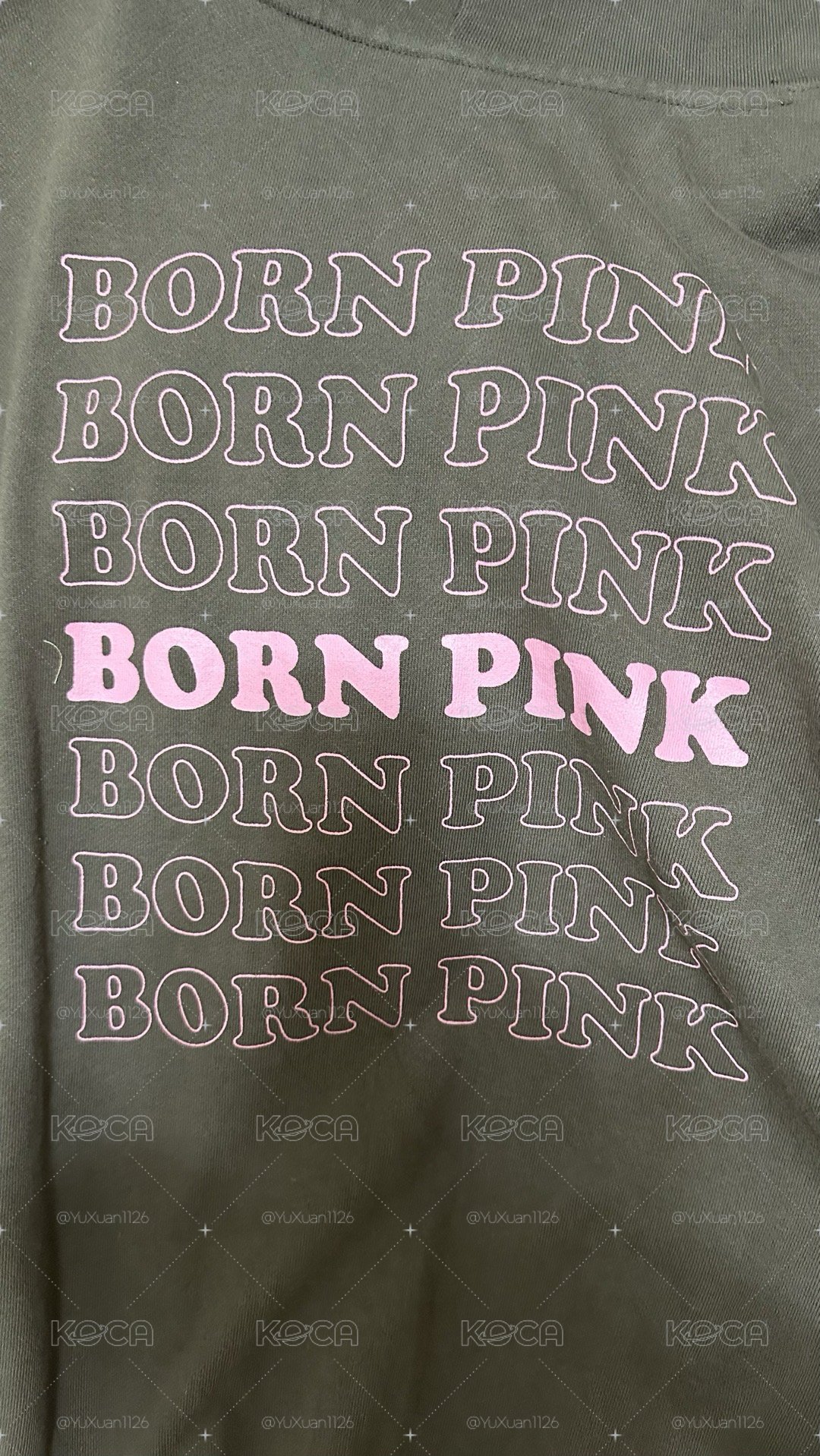 BLACKPINK 2巡 灰色 帽T 