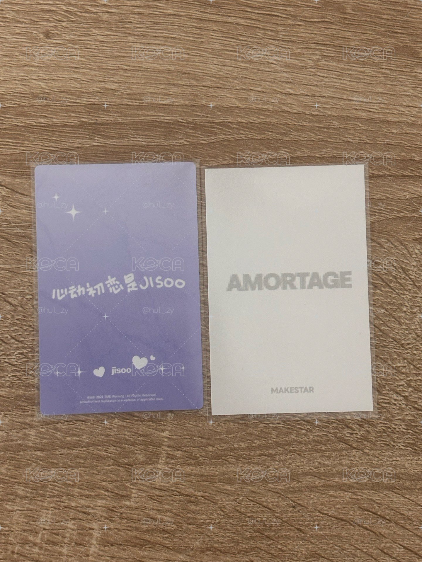JISOO中背、拍立得