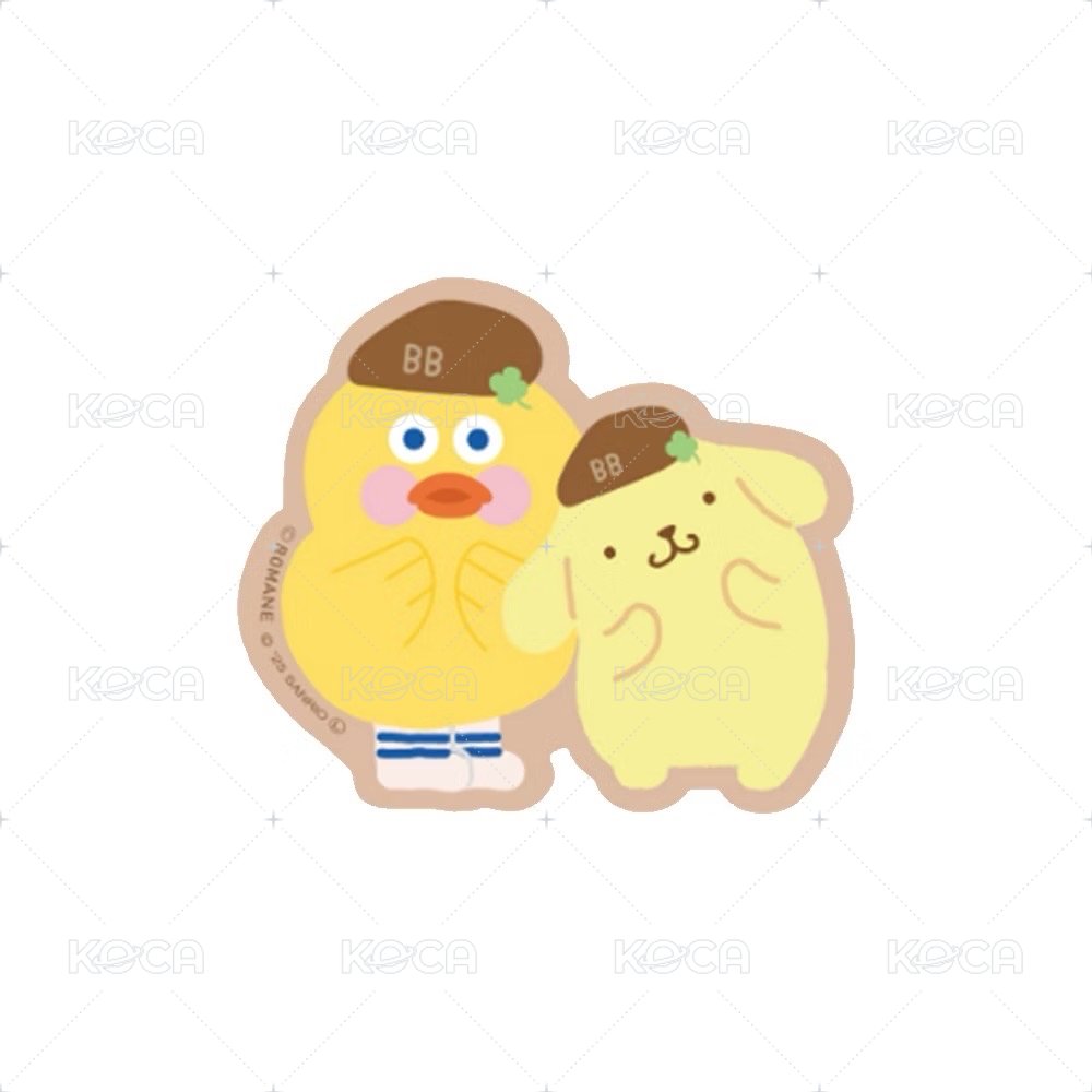 黃鴨 x 布丁狗