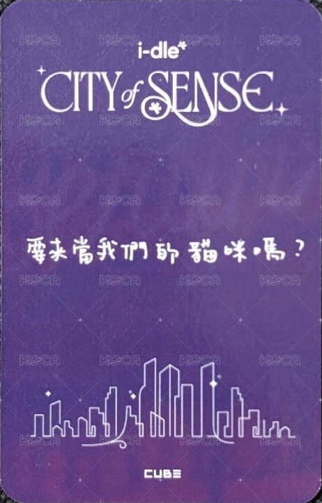 展覽快閃店 台灣場 第二輪 入場卡 / 場限卡 中文卡背 背面