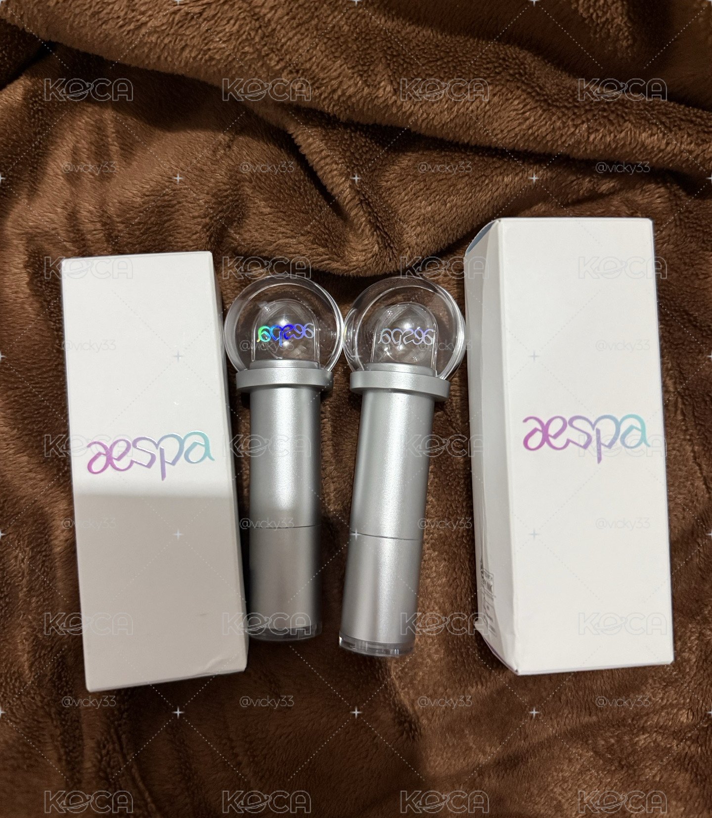 aespa應援小手燈護唇膏