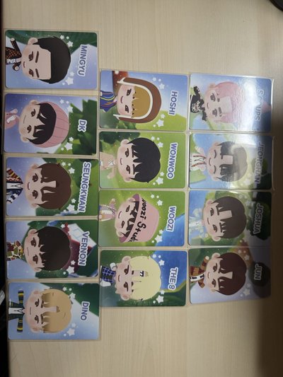 秀(小盤+小卡單出+miniteen單出+生日禮+遊戲卡+HBD立牌+聖誕襪娃+漱口袋+卡套）歡迎進來參觀選購