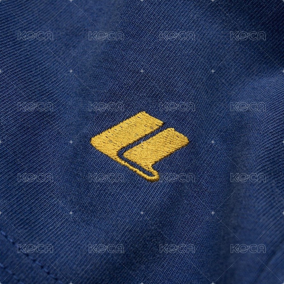 LOGO長袖上衣_海軍藍