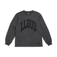LOGO長袖上衣_炭灰色