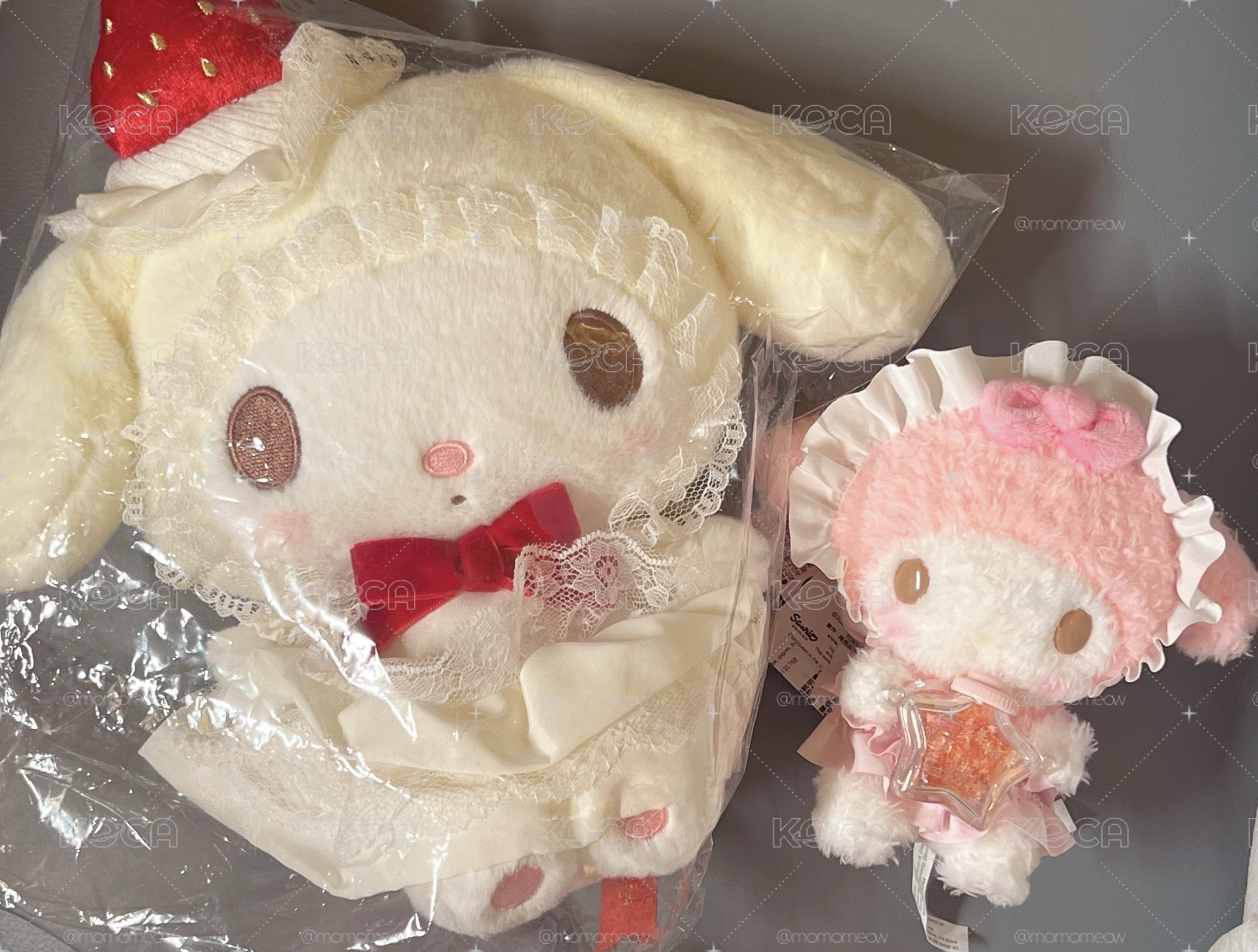 星星奶瓶美樂蒂+新版草莓蛋糕大娃