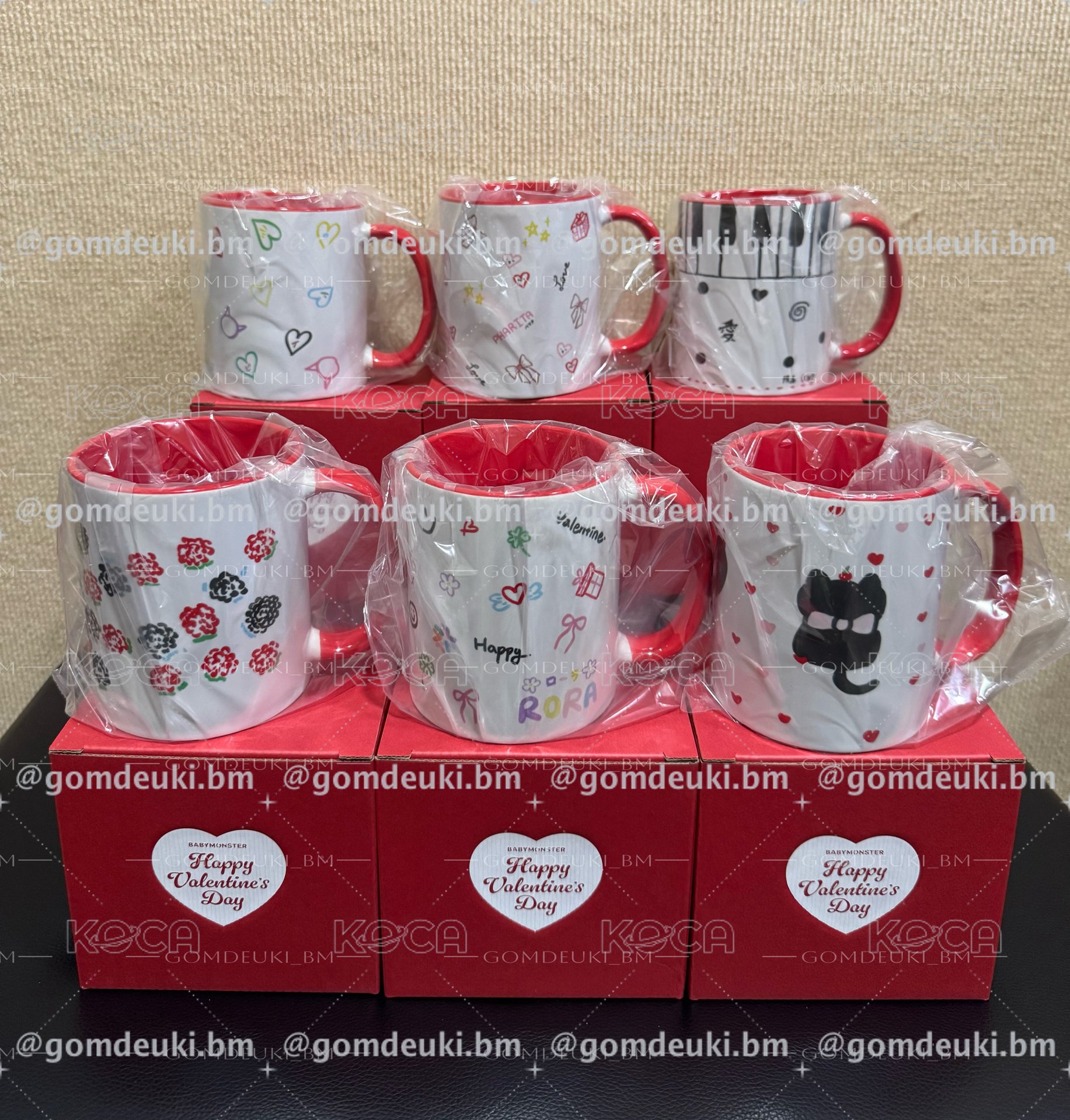 現貨 · BM情人節A賞馬克杯（全套）