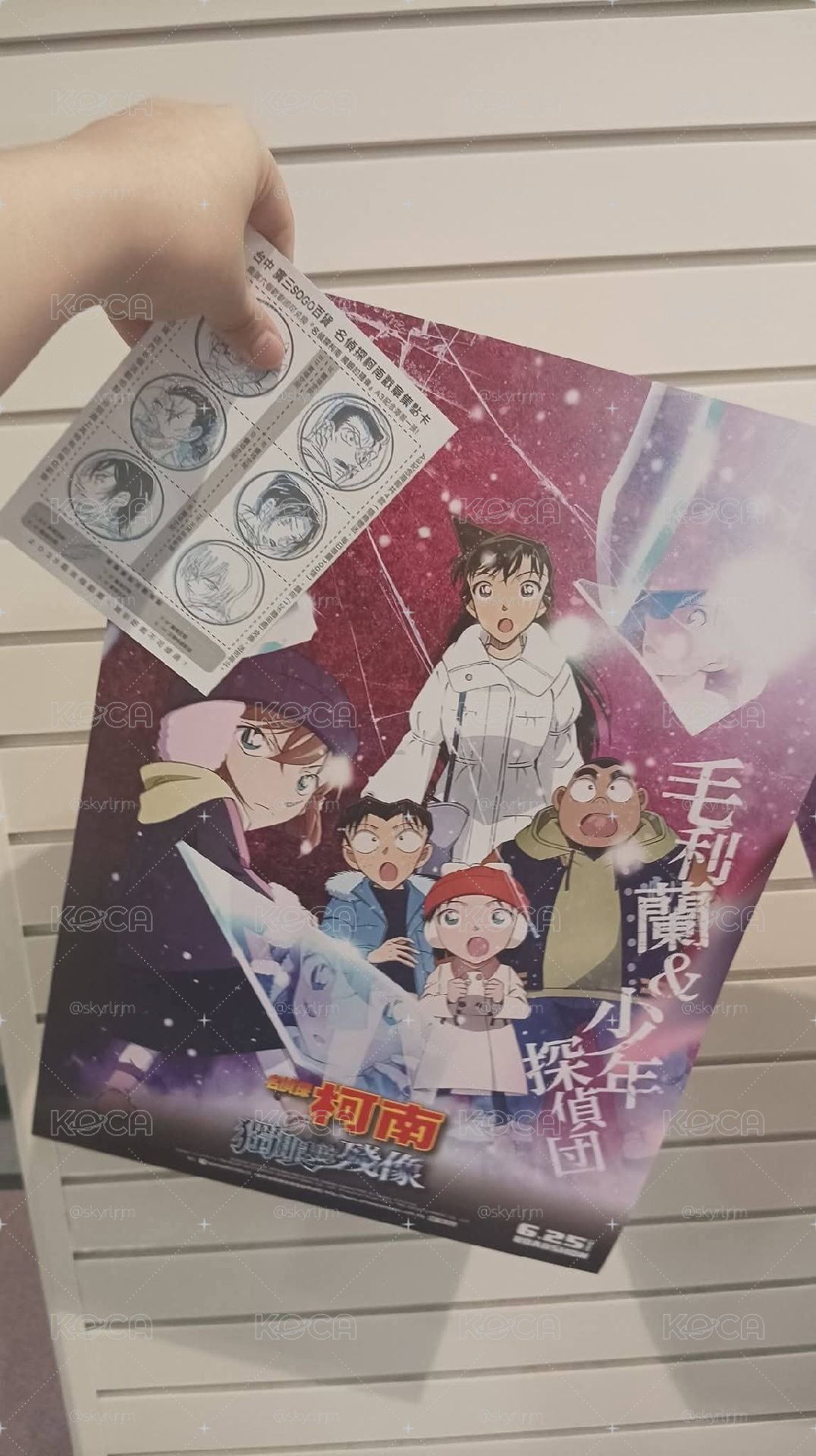 柯南集章明信片+海報