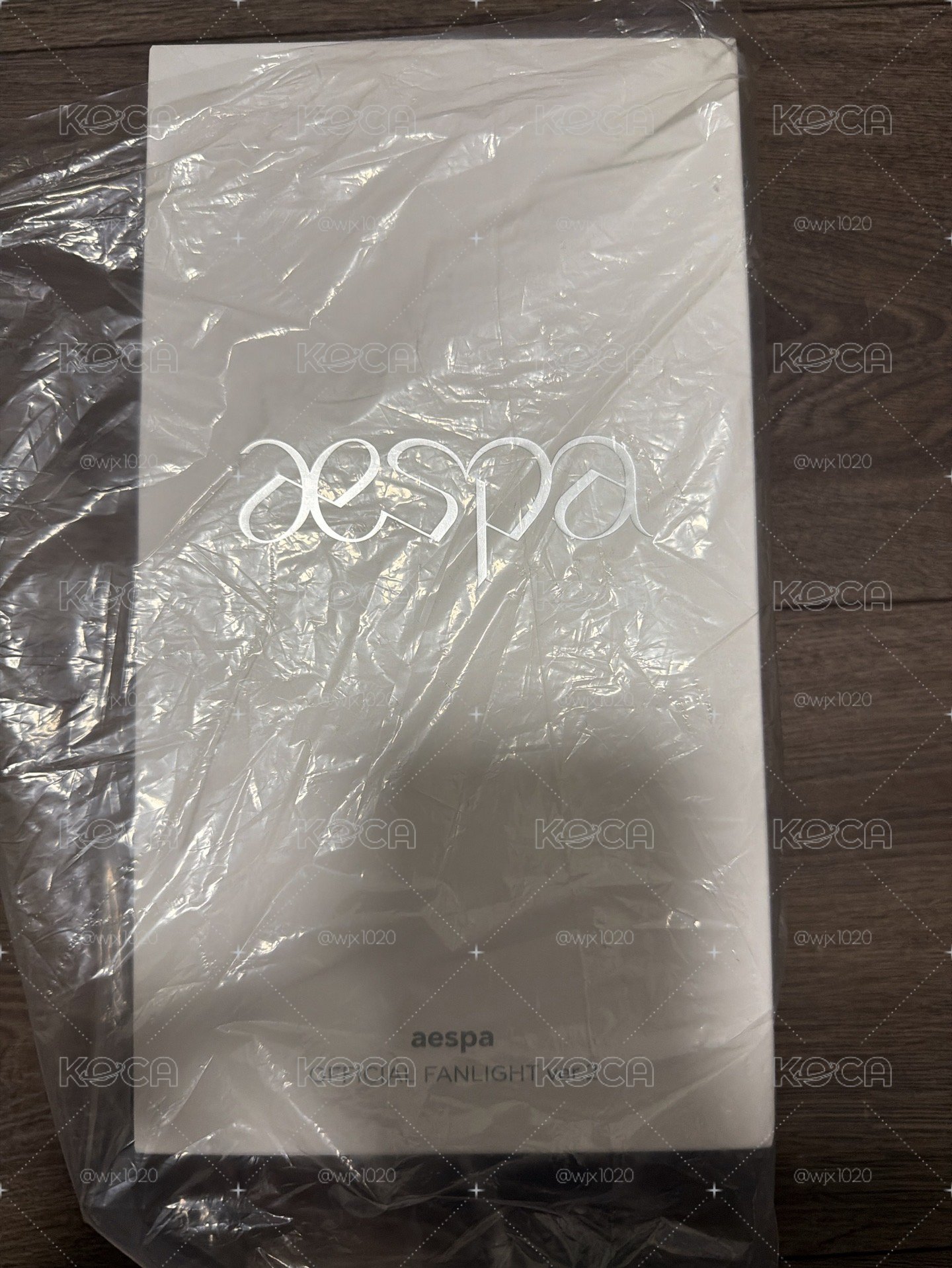 Aespa手燈二代手燈含小卡（全新未拆）
