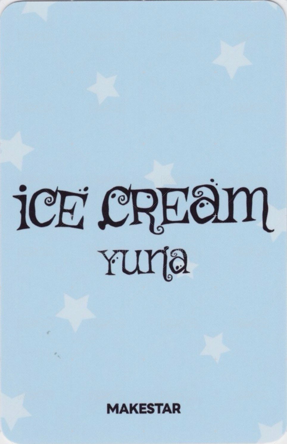 Ice Cream ms 1.0 幸運卡 Yunadi 背面
