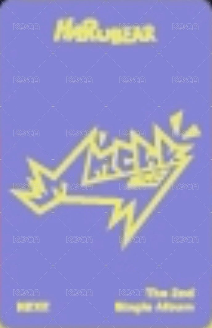 Mmchk NEXZOO Ver. 專輯卡 娃卡 背面