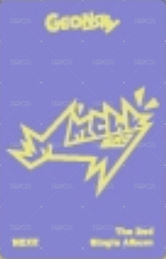 Mmchk NEXZOO Ver. 專輯卡 娃卡 背面