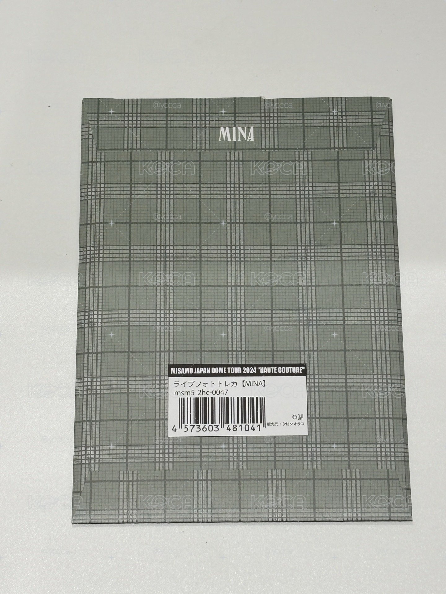 Mina MISAMO 24日巡明信片 3入一組