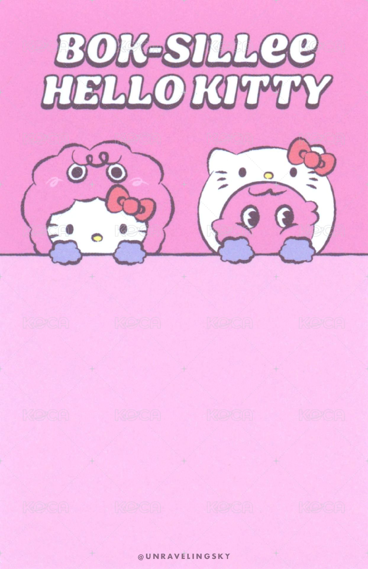 KITTY快閃 周邊卡  背面