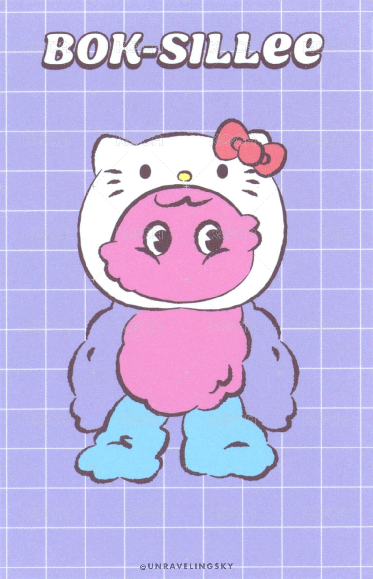 KITTY快閃 周邊卡  背面