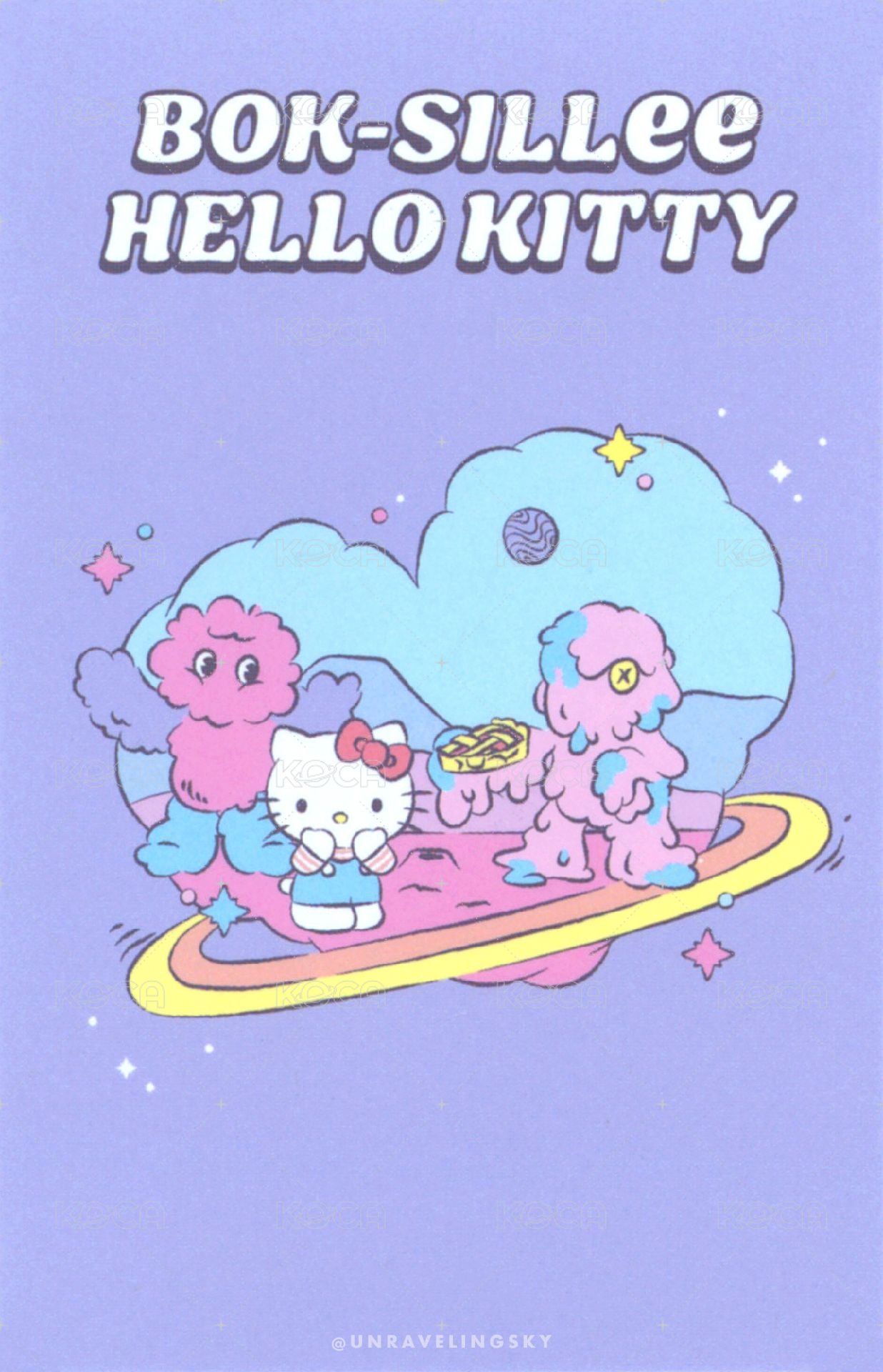 KITTY快閃 周邊卡 衣服 背面