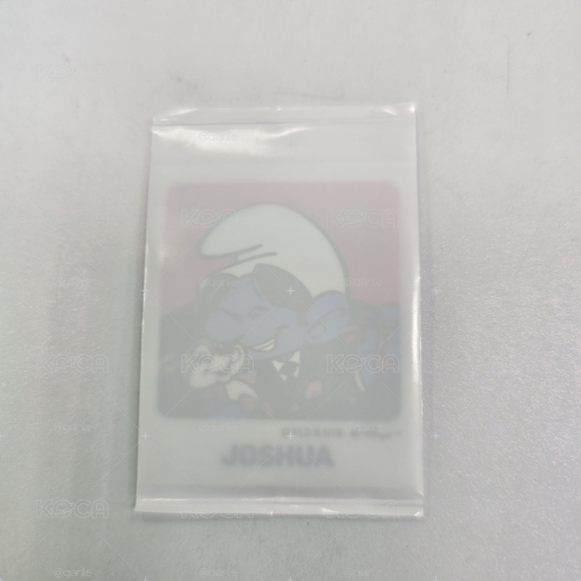 方形（秀）藍色小精靈貼紙 