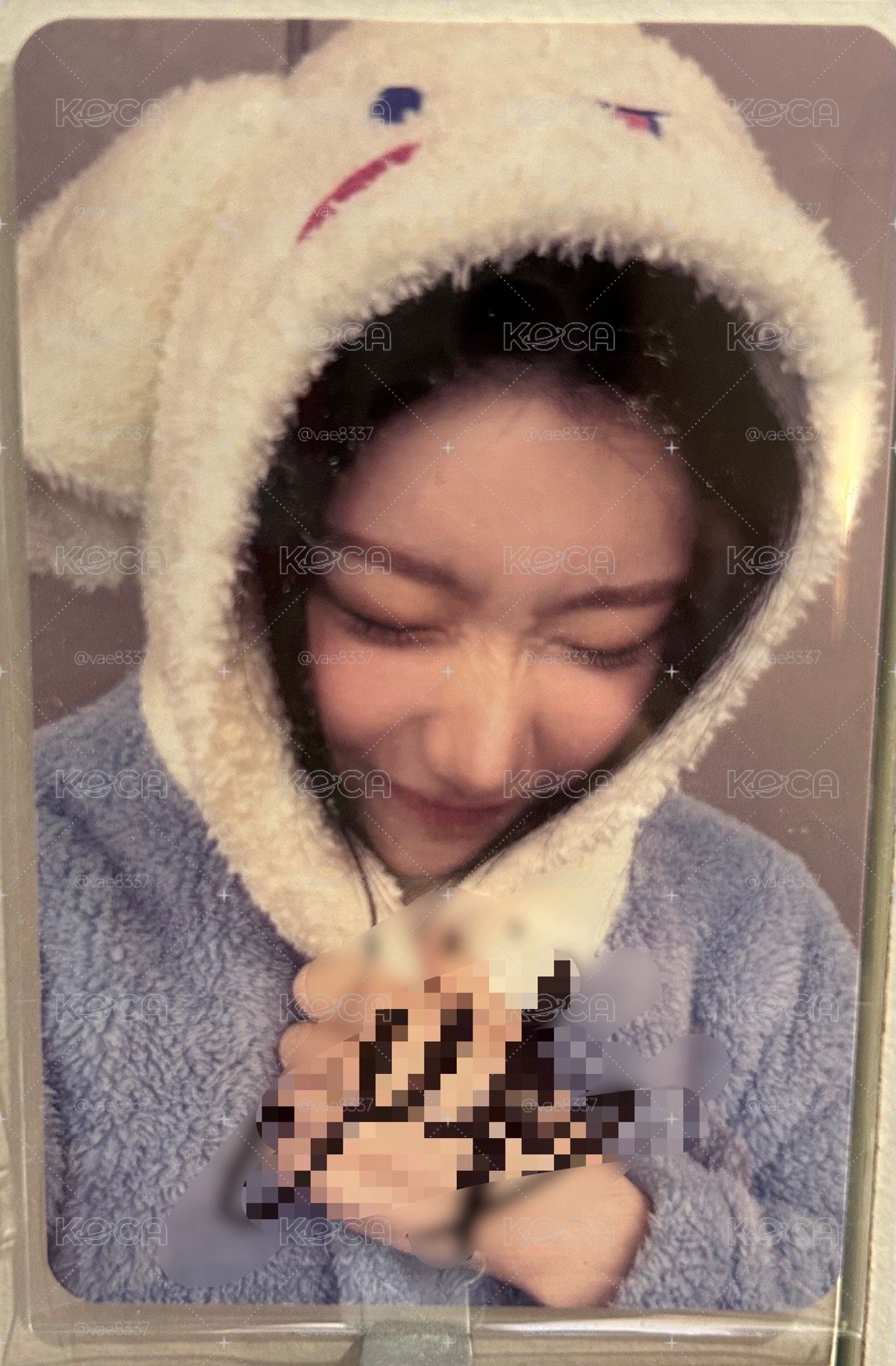 ITZY 卡通睡衣 彩領 親簽卡