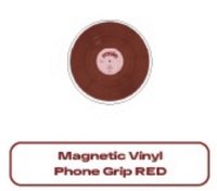 rosie 手機支架 紅色黑膠款