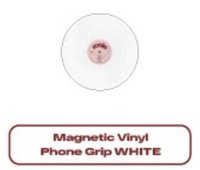 rosie 手機支架 白色黑膠款