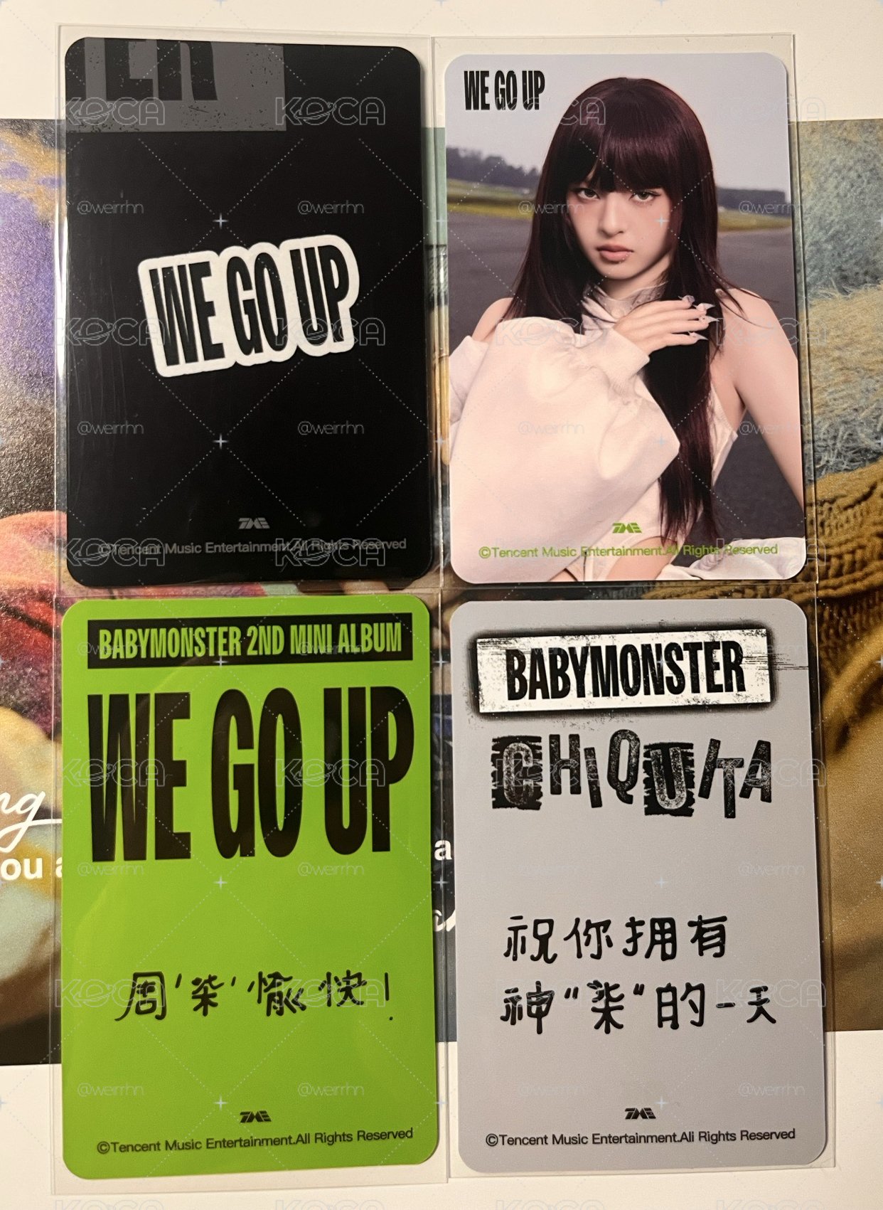 we go up 星光卡（三、四星中背) 柒