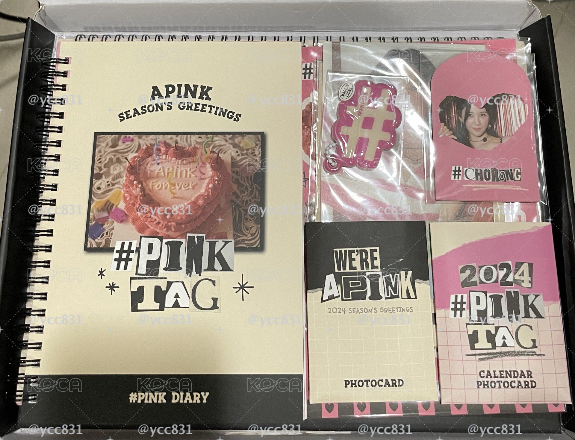 Apink 2024 ’PINK TAG‘ 年曆完整組