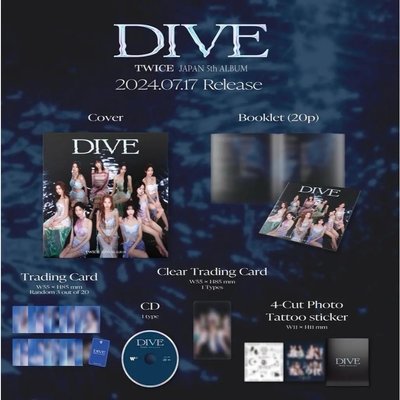 TWICE JP正規五 專輯 初回限定A盤 B盤 通常盤