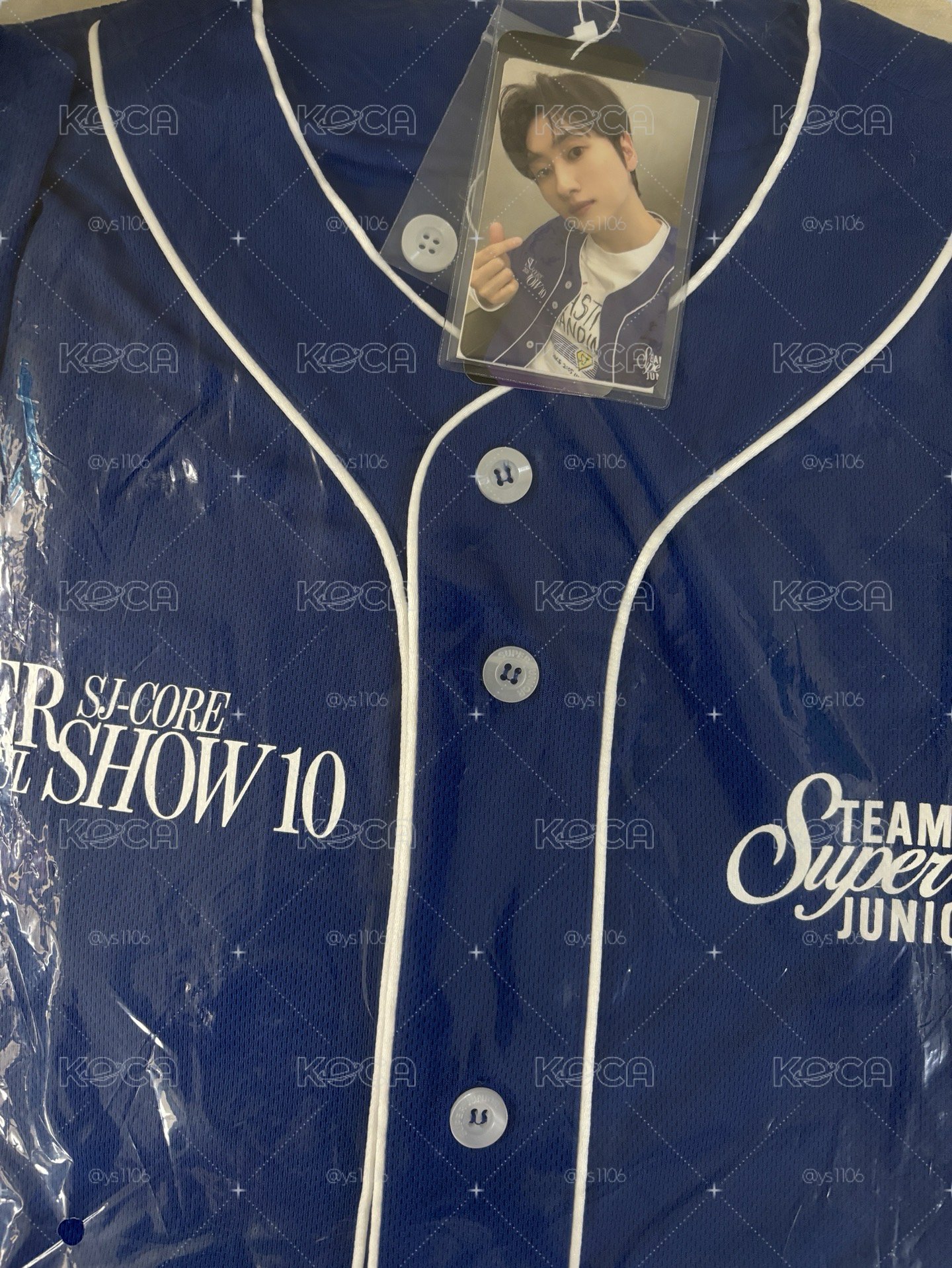 SUPER JUNIOR SS10球衣 銀赫 含卡