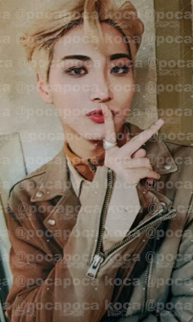 Zero to One 打歌卡 SAY MY NAME 公放卡 背面