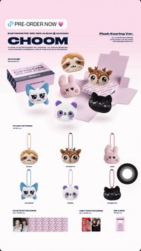 춤 (CHOOM) 電子專 Plush Keyeing Ver. 鑰匙圈娃專