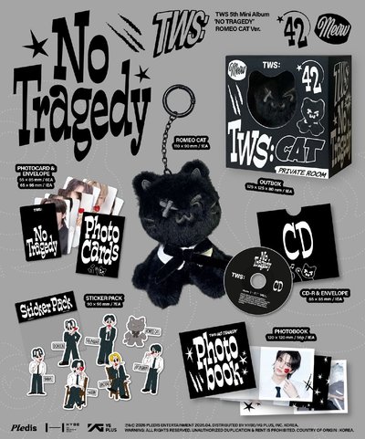 TWS 娃專 黑貓 小黑貓 迷五 NO TRAGEDY