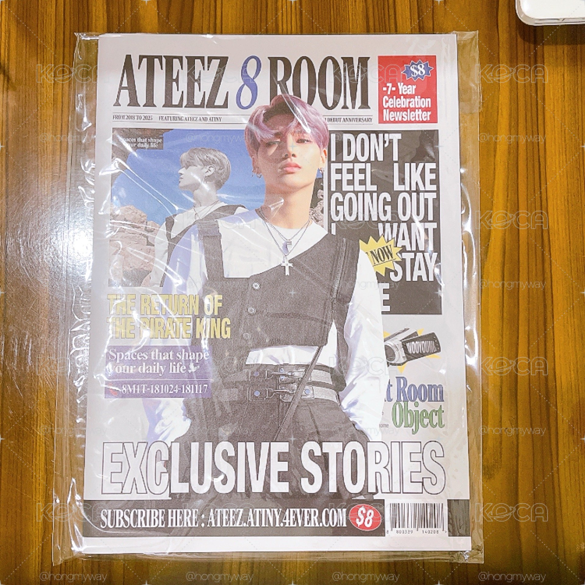 ATEEZ 8ROOM 七週年快閃店 友榮 雜誌 海報
