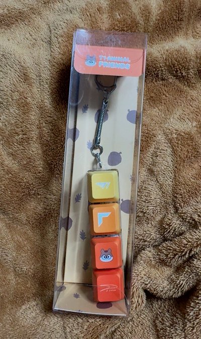 動物朋友 鑰匙圈吊飾-Doran(全新含盒）