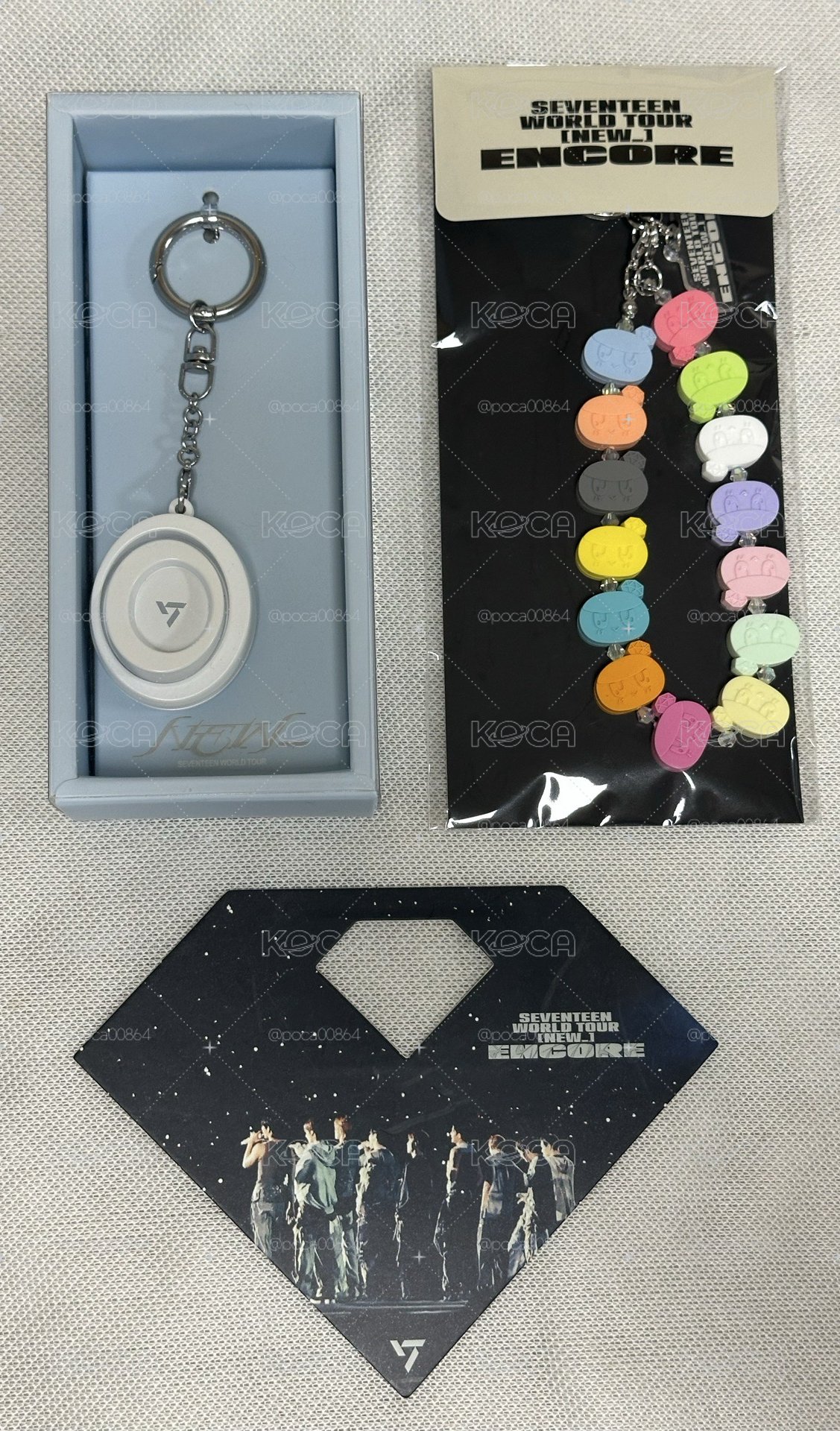 鑰匙圈吊飾整圖售 全新未使用（送安可場鑽石衍射卡）