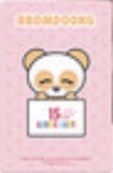 15週年快閃 sw 螢幕掛娃 周邊卡  背面