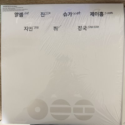 BTS 防彈少年團 Arirang 豪華版 黑膠 B&W