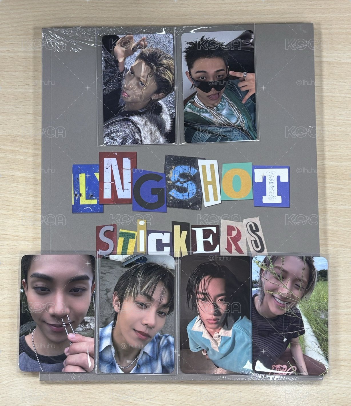 Lngshot貼紙書含4卡+練習日Ep空專