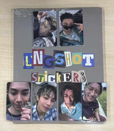 Lngshot貼紙書含4卡+練習日Ep空專