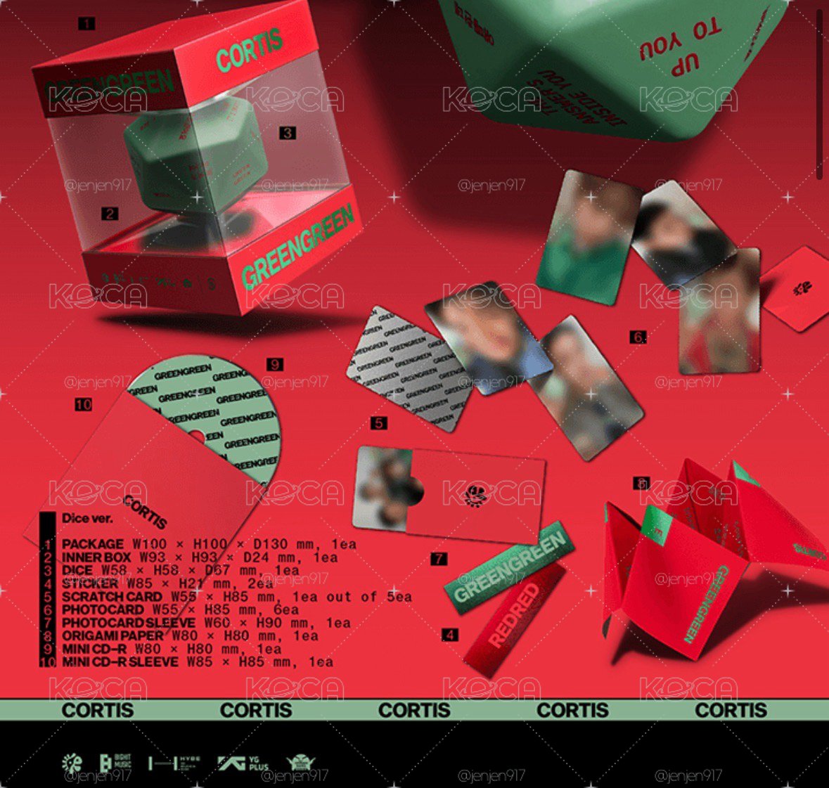 The 2nd EP [GREENGREEN] (Dice ver.) Cortis 