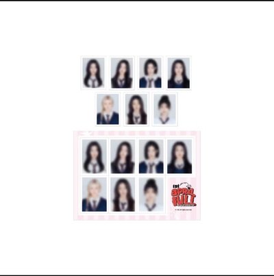 BABYMONSTER｜一週年 人生四格 證件照