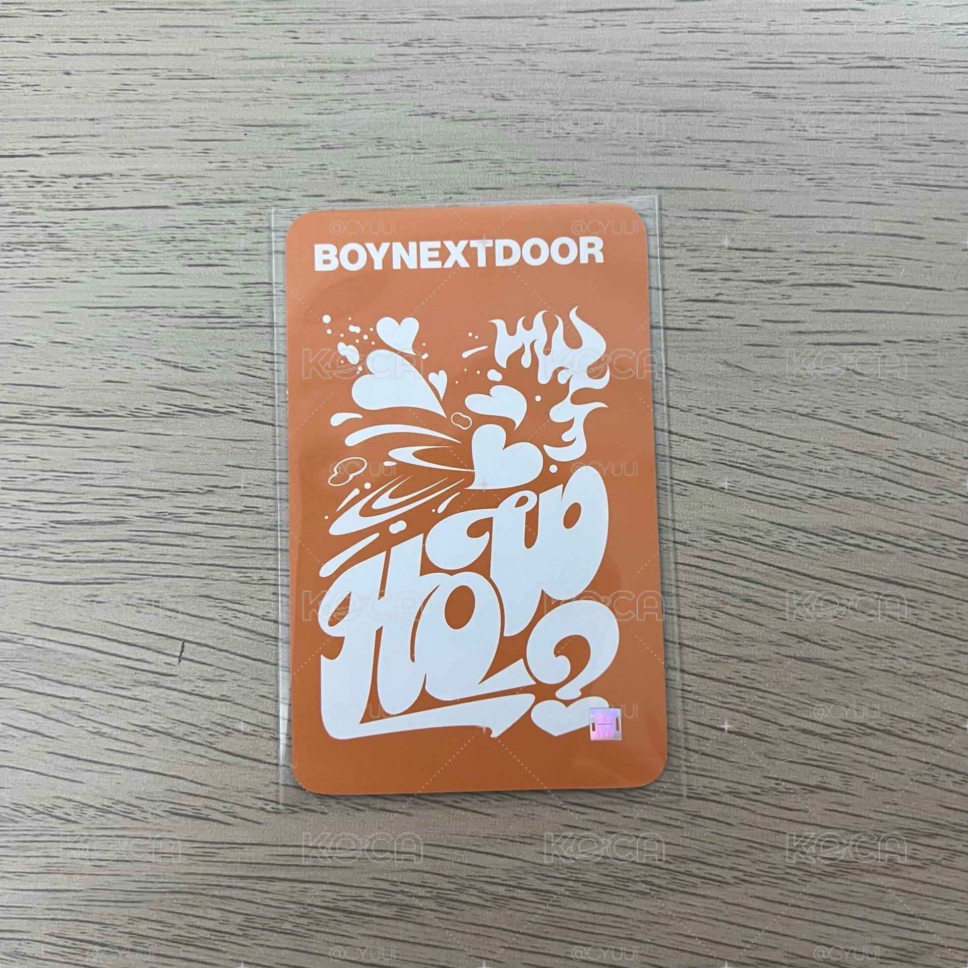 HOW? br 特別禮 特典卡 