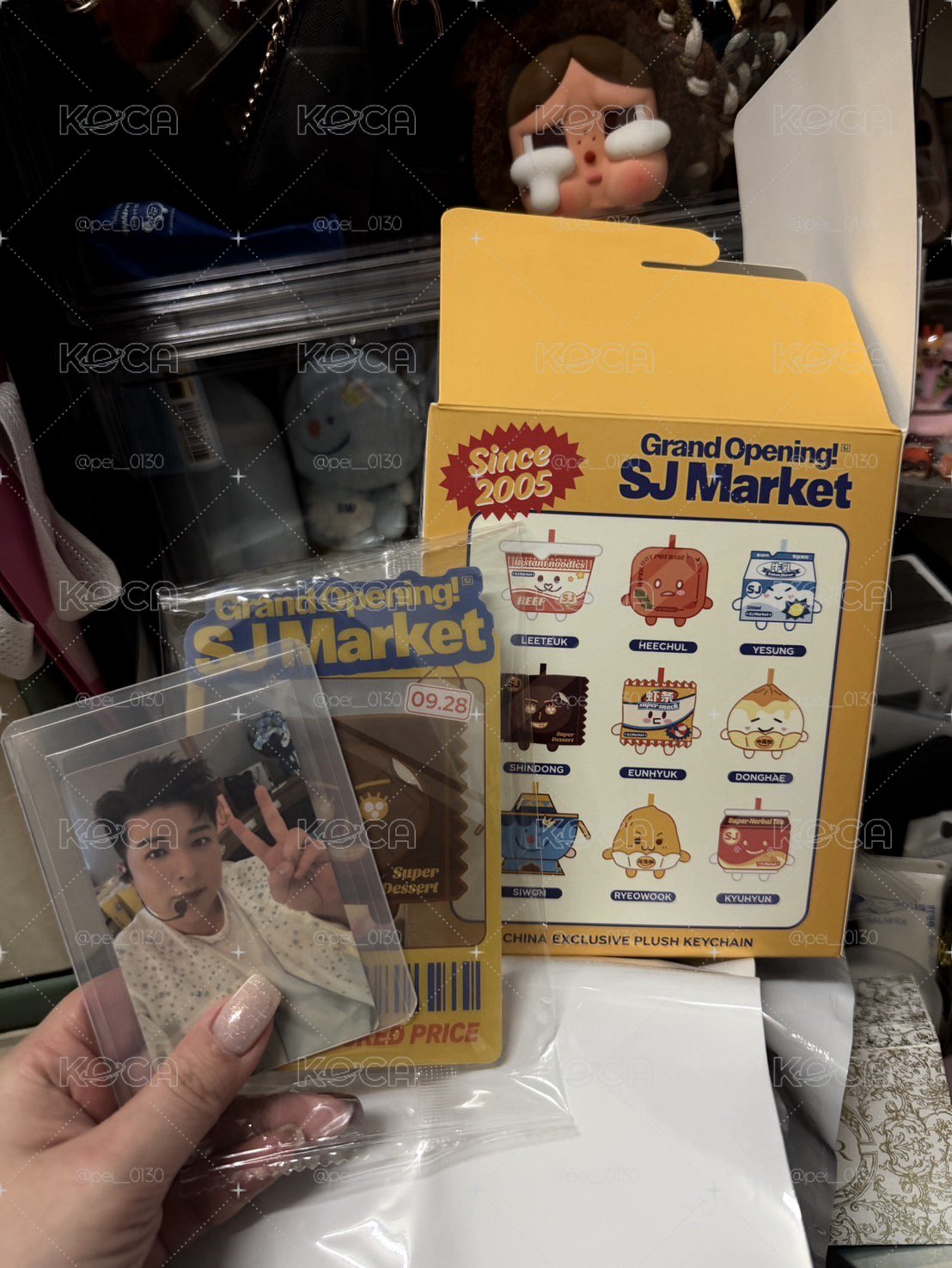 SJ MARKET 北京快閃 絨毛娃娃盲盒含卡