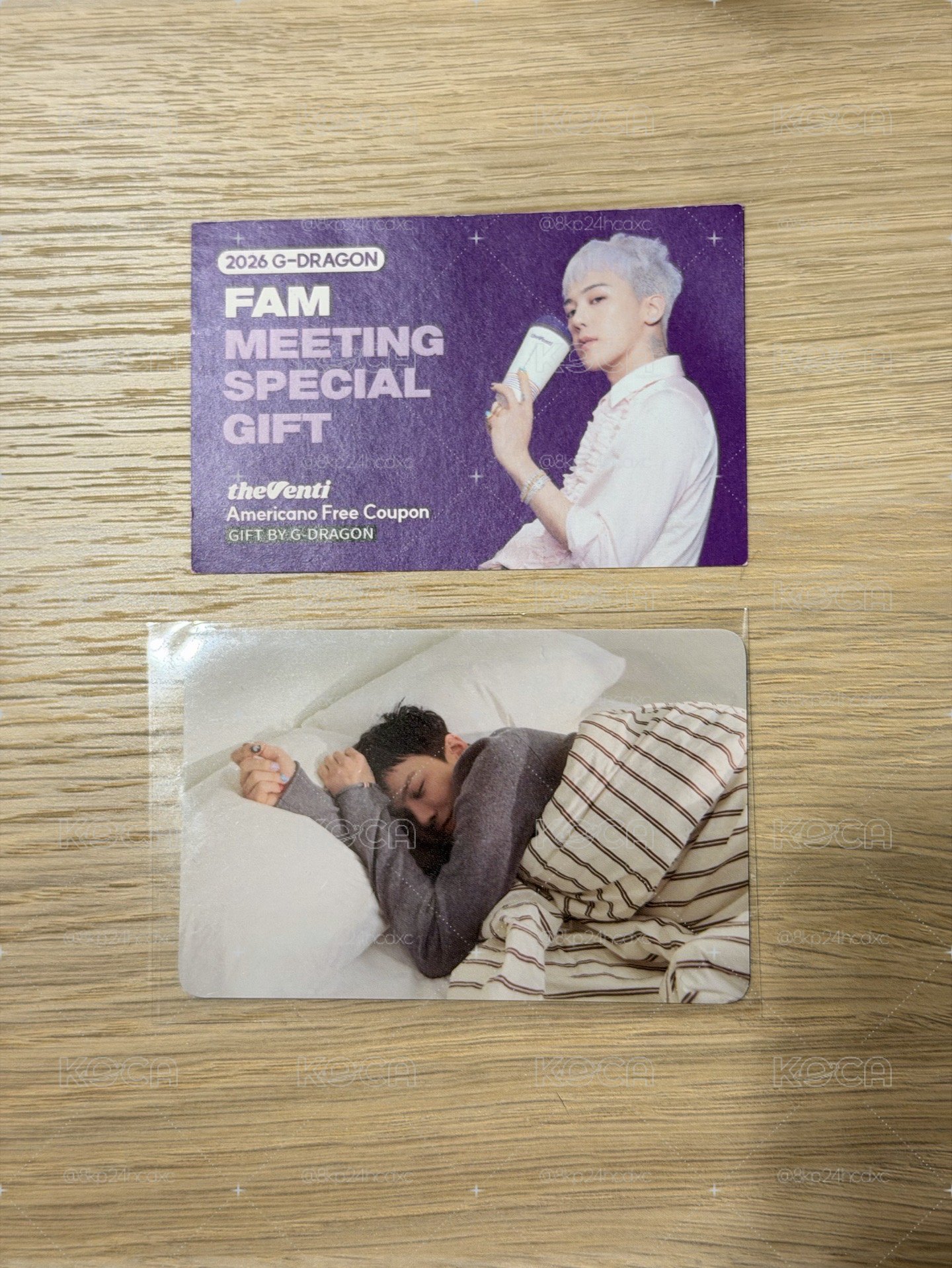 首爾fan meeting 入場卡