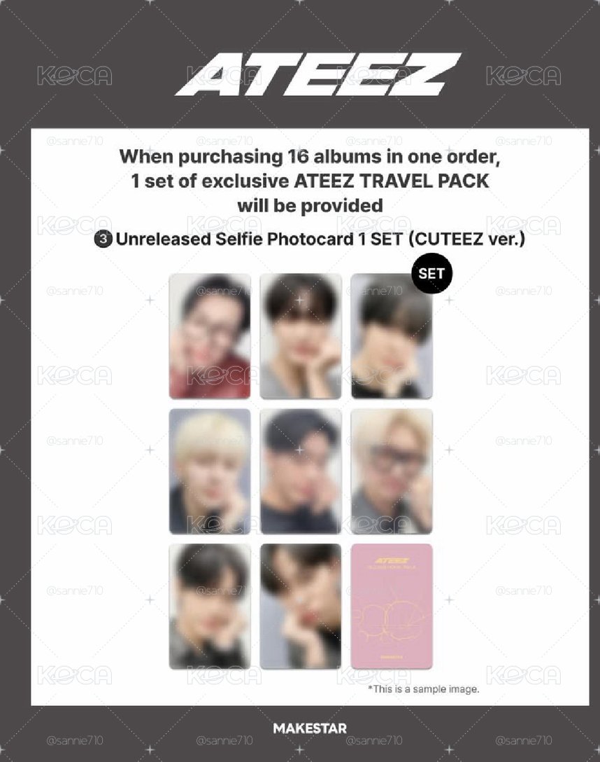 🪄非現 🏴‍☠️ATEEZ Golden Hour part.4 Poca專/簽售/特典/Mighteez隨機卡包