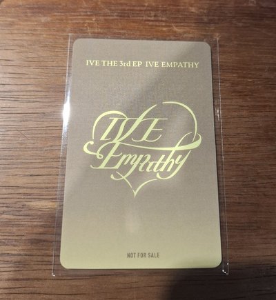 IVE EMPATHY 索尼 1.0 特典卡 
