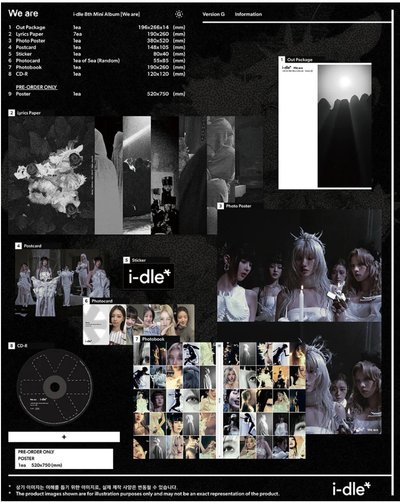 i-dle 迷你八輯（WVS特典預購含捲筒海報）
