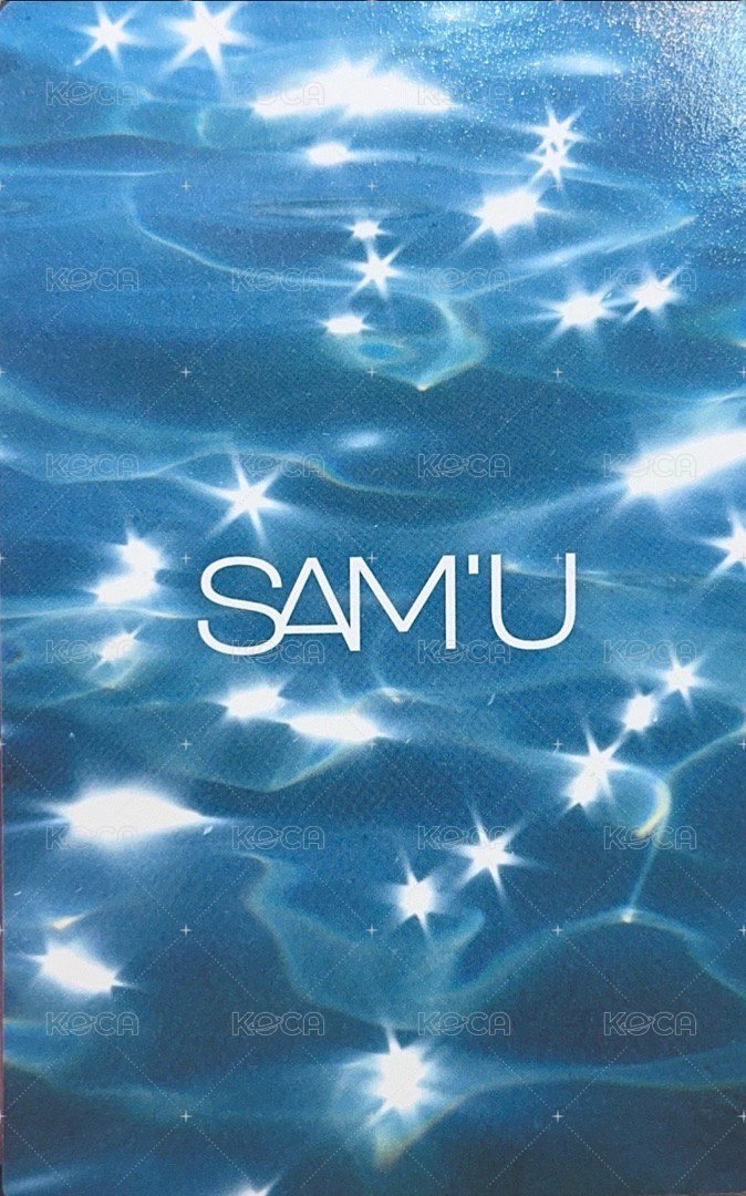 SAM’U 代言卡  背面
