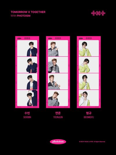 TXT-Photoism人生四格代印（白底）