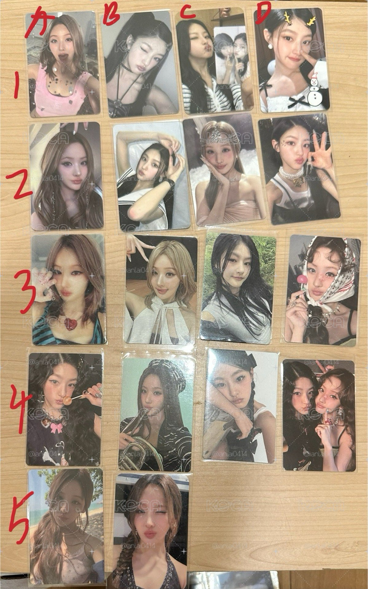 Belle & Haneul 小卡